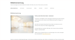 Desktop Screenshot of moebelverwertung.de